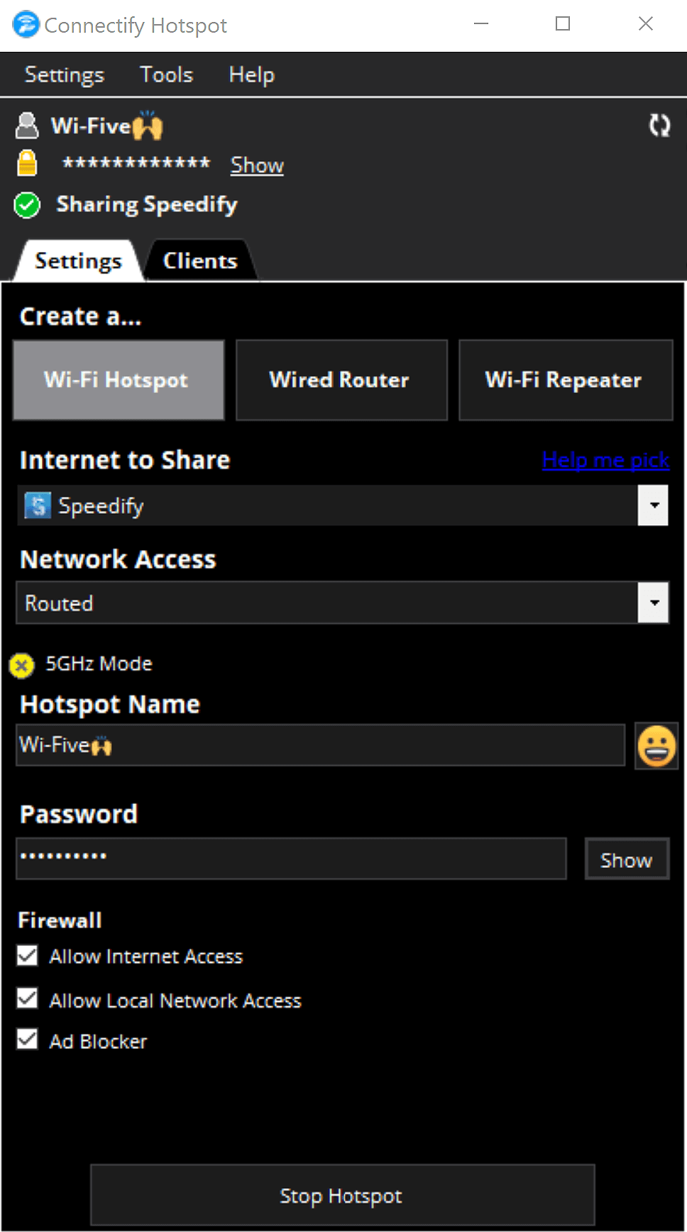 Connectify Hotspot