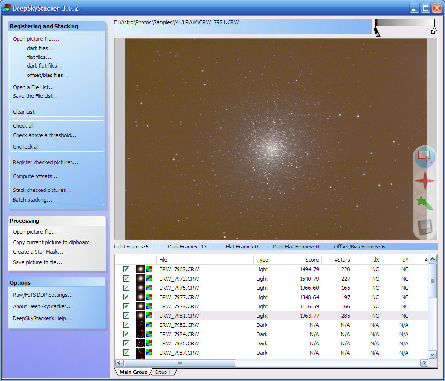 DeepSkyStacker