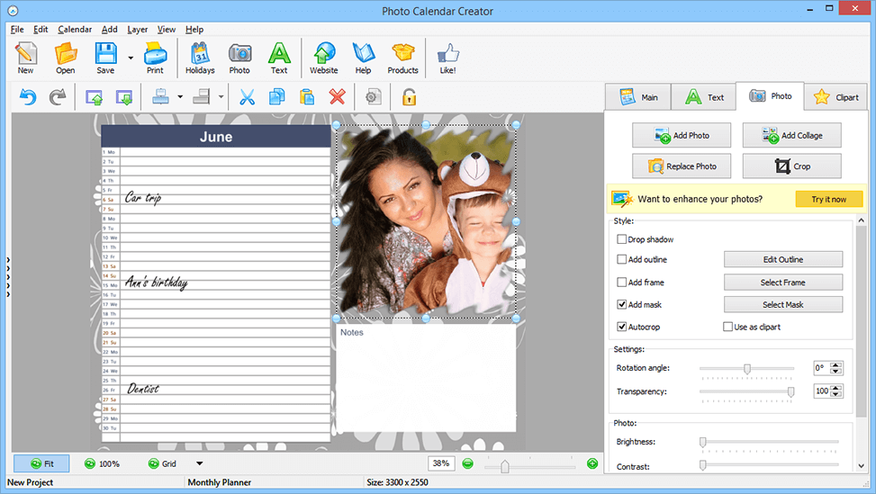 Photo Calendar Maker