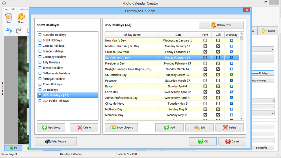 Photo Calendar Maker