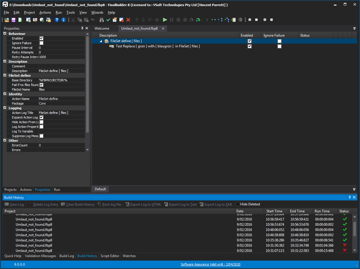 FinalBuilder