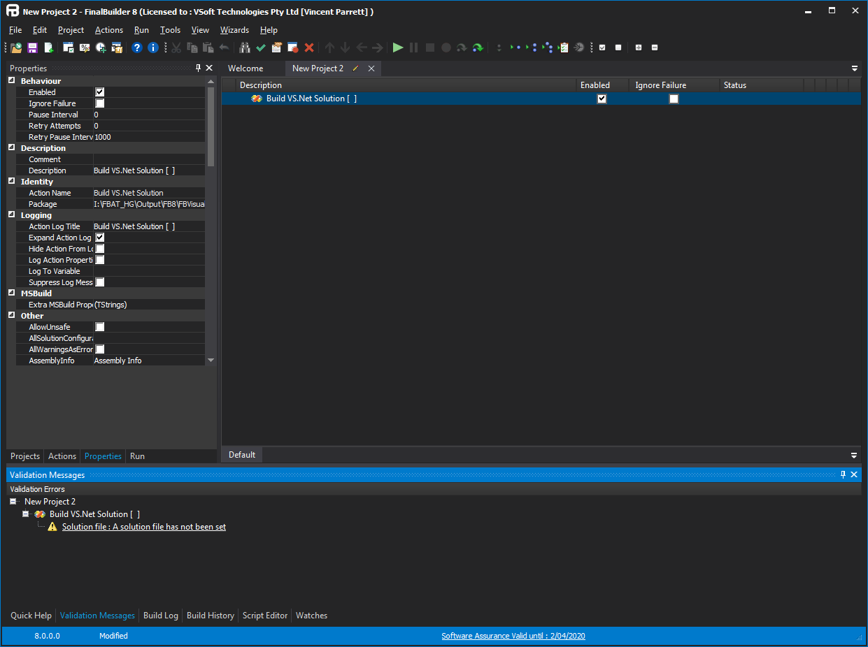 FinalBuilder