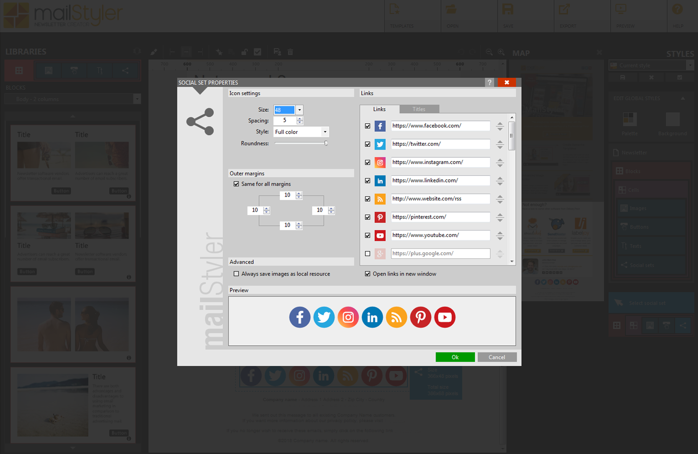 MailStyler Newsletter Creator
