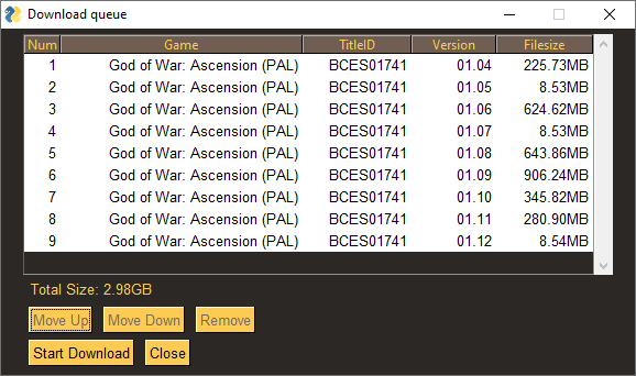 PS3 Game Update Downloader