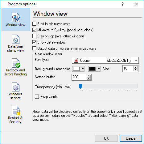 Advanced TCP/IP Data Logger