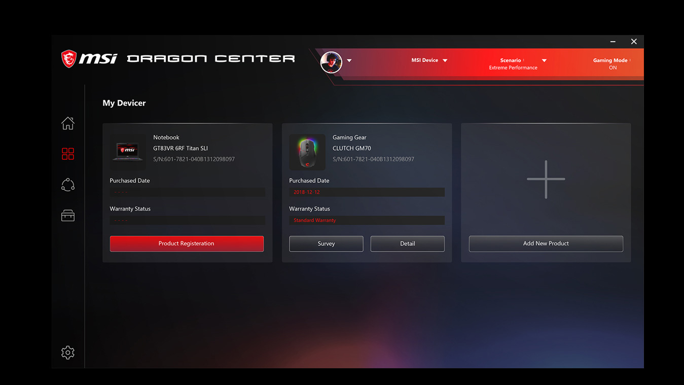 MSI Dragon Center
